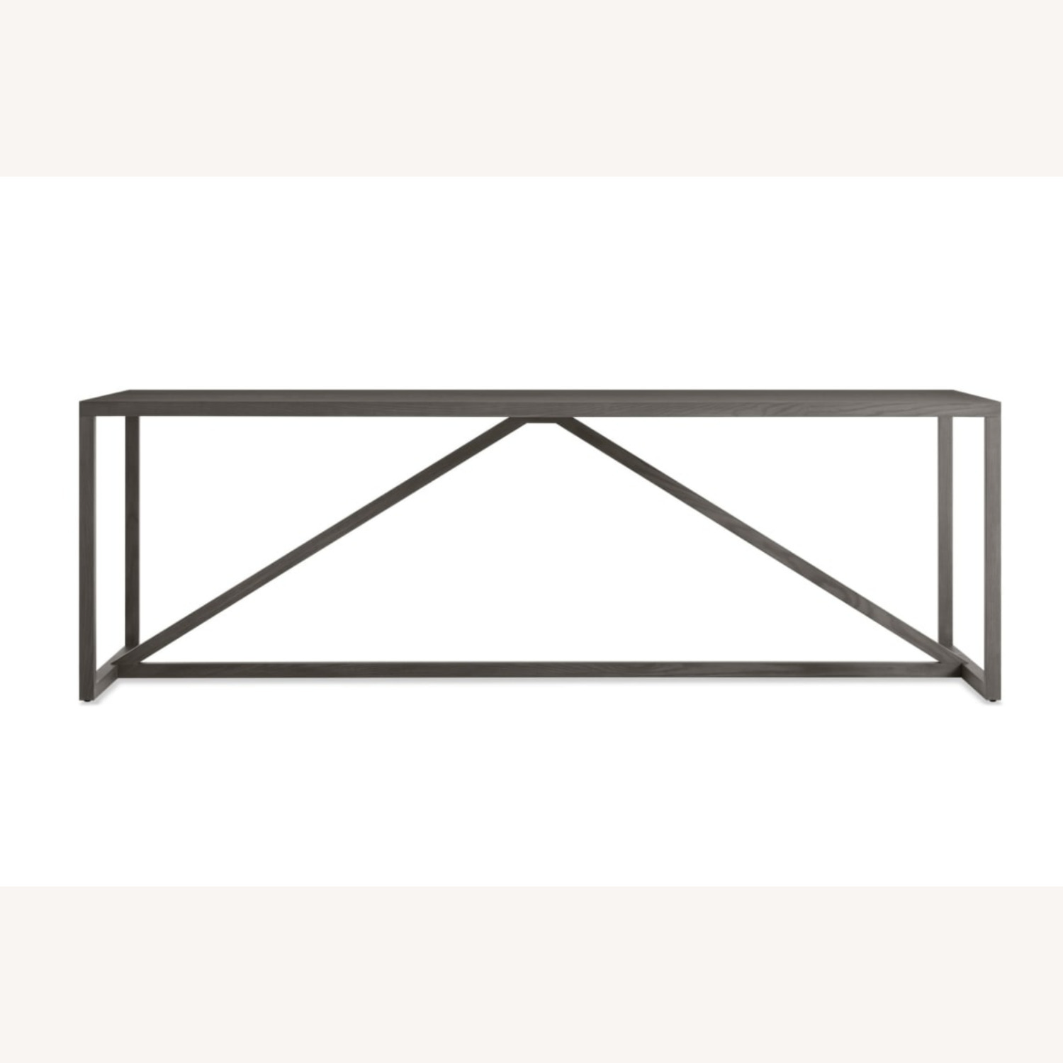 Blu Dot Strut Dark Gray Wood Dining Table - image-6