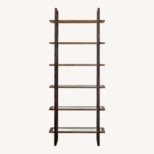 Used Joss & Main Light Brown Adams Etagere Bookcase for sale on AptDeco
