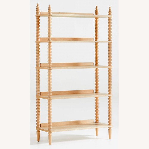 Used Crate & Barrel Jenny Lind Natural Wood Bookcase for sale on AptDeco