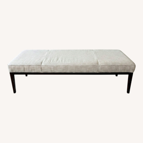 Used Mitchell Gold + Bob Williams Light Gray Bench for sale on AptDeco