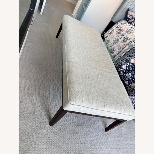 Used Mitchell Gold + Bob Williams Light Gray Bench for sale on AptDeco