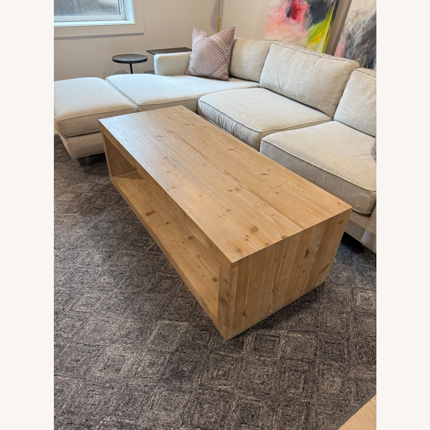 Pottery Barn Folsom Rectangular Coffee Table - image-3