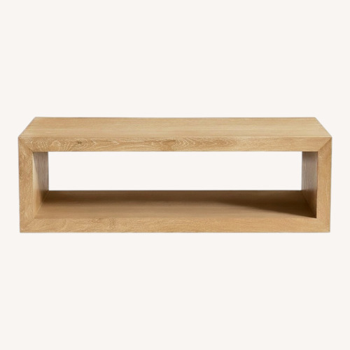 Used Pottery Barn Folsom Rectangular Coffee Table for sale on AptDeco