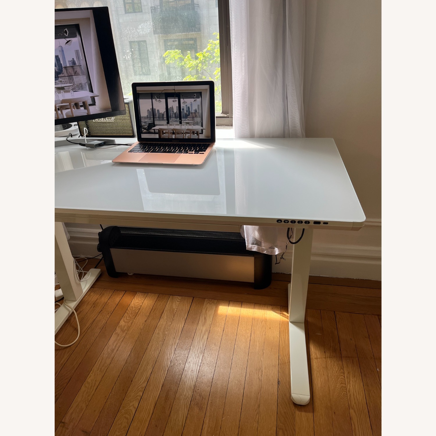 White Glass Desk - image-2
