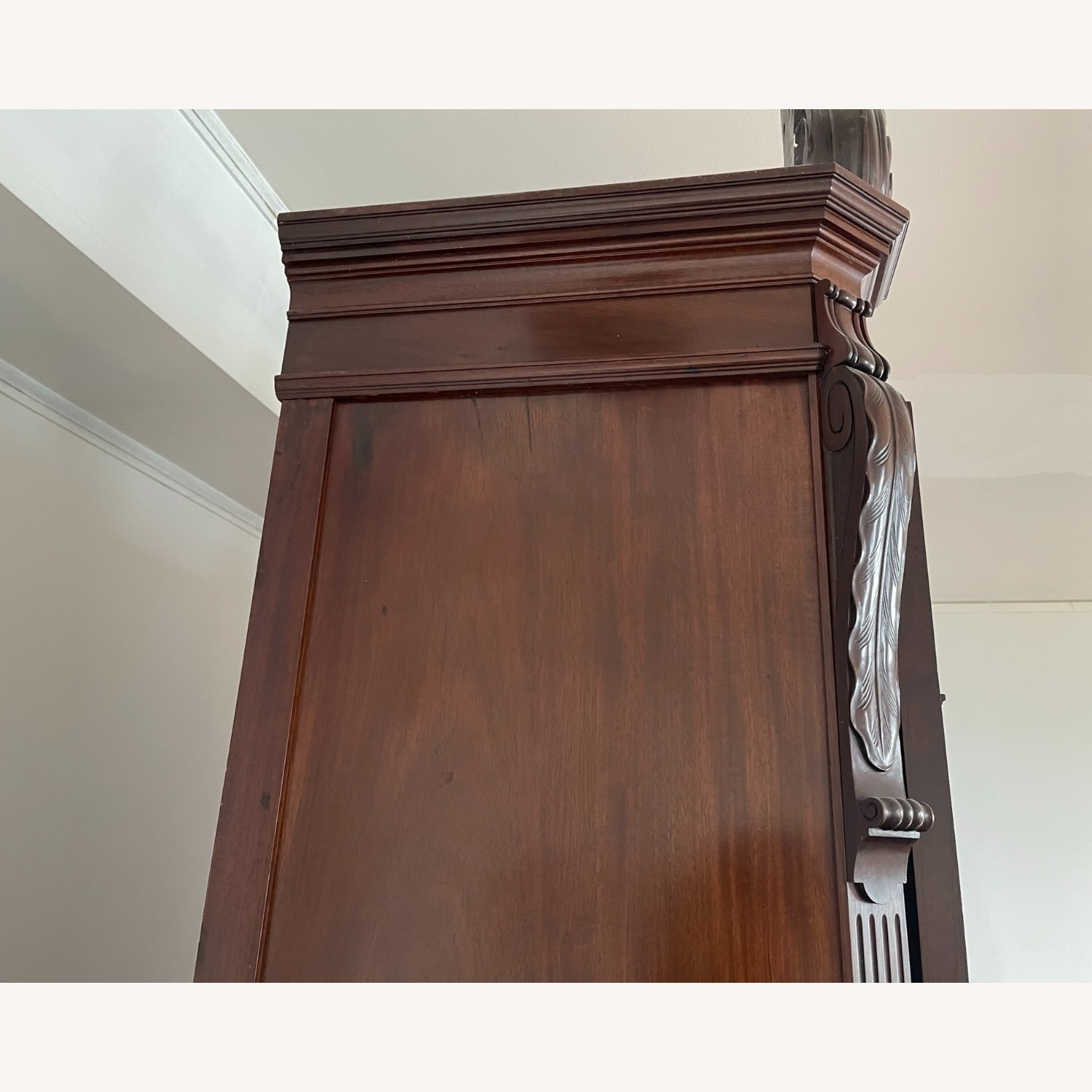 Dark Brown Wood Armoire - image-17