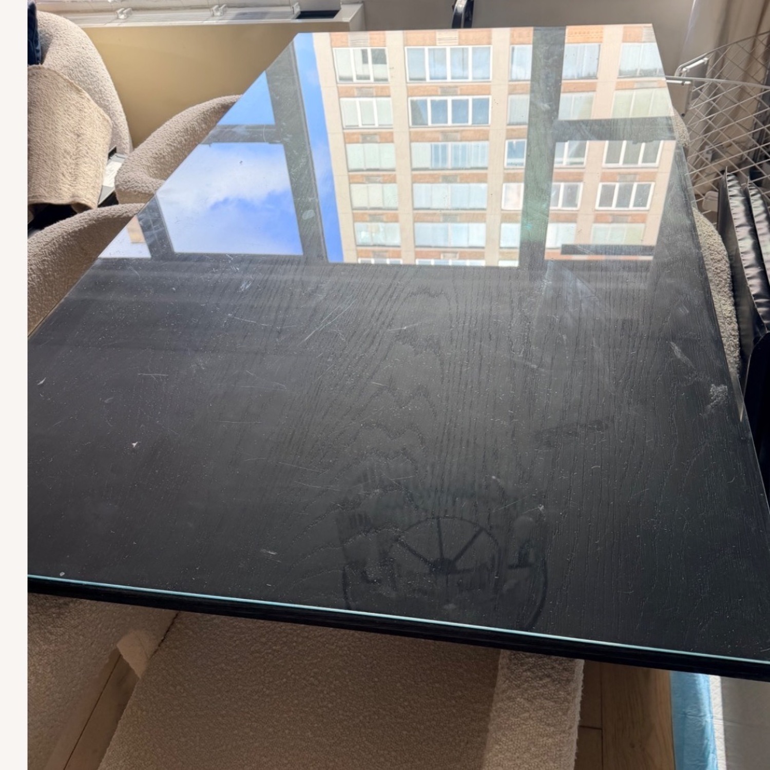 Restoration Hardware I-beam Black Dining Table - image-5