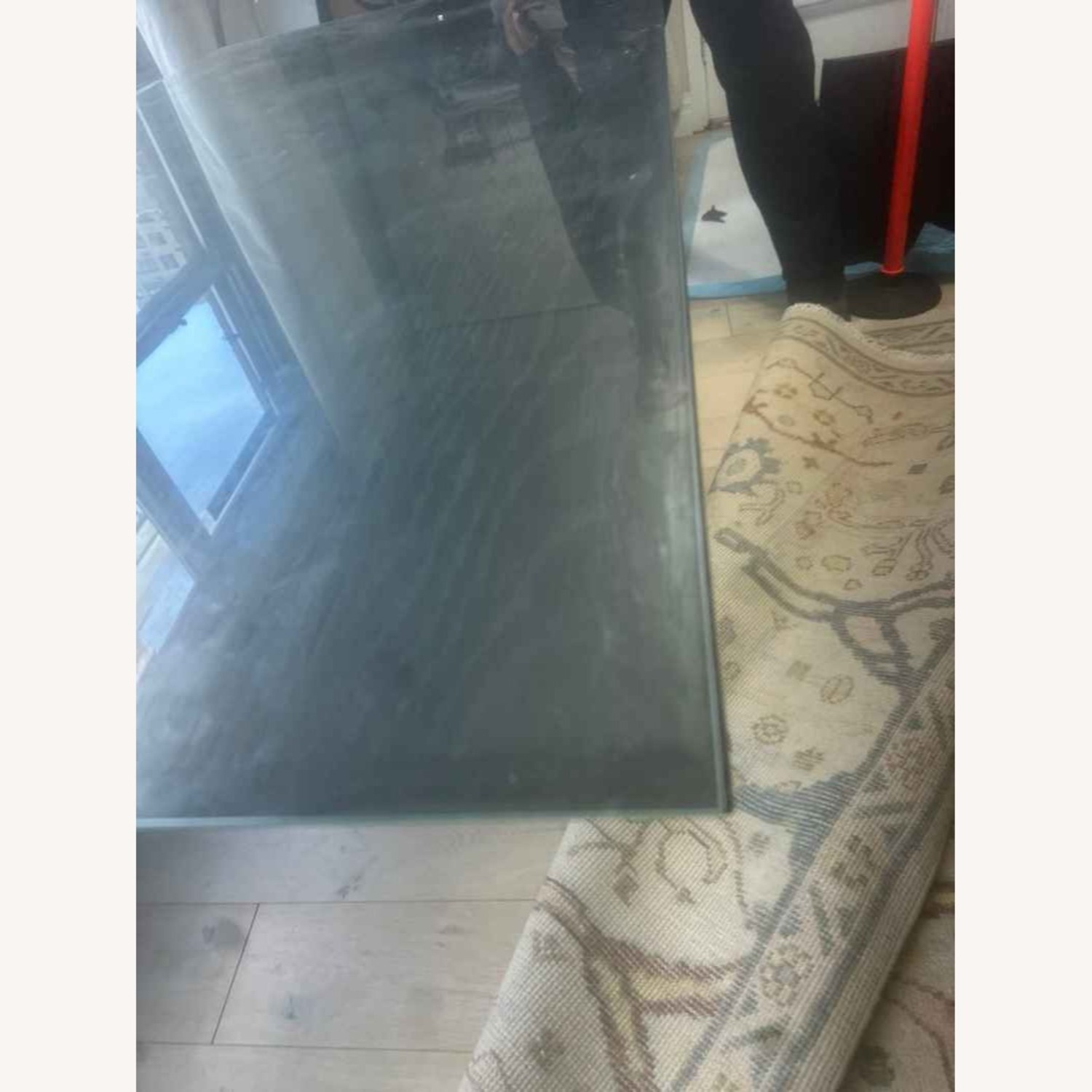 Restoration Hardware I-beam Black Dining Table - image-8