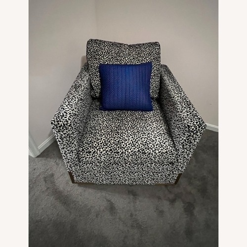 Used Kravet Lily Pond Custom Accent Chair for sale on AptDeco
