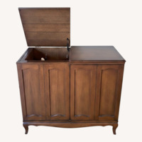 Vintage/Antique Finds Dark Brown  Media Storage