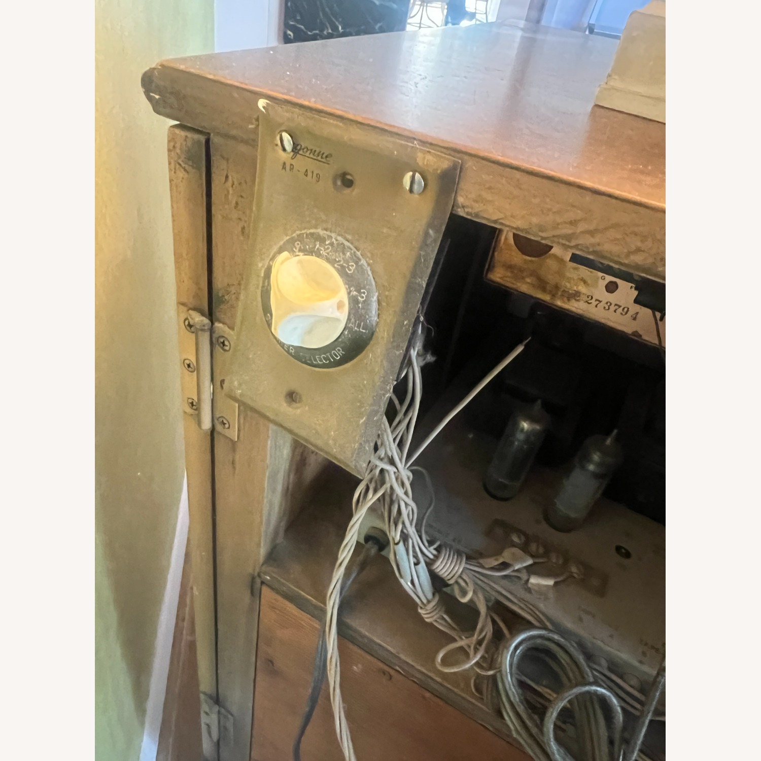 Vintage/Antique Finds Dark Brown  Media Storage - image-6