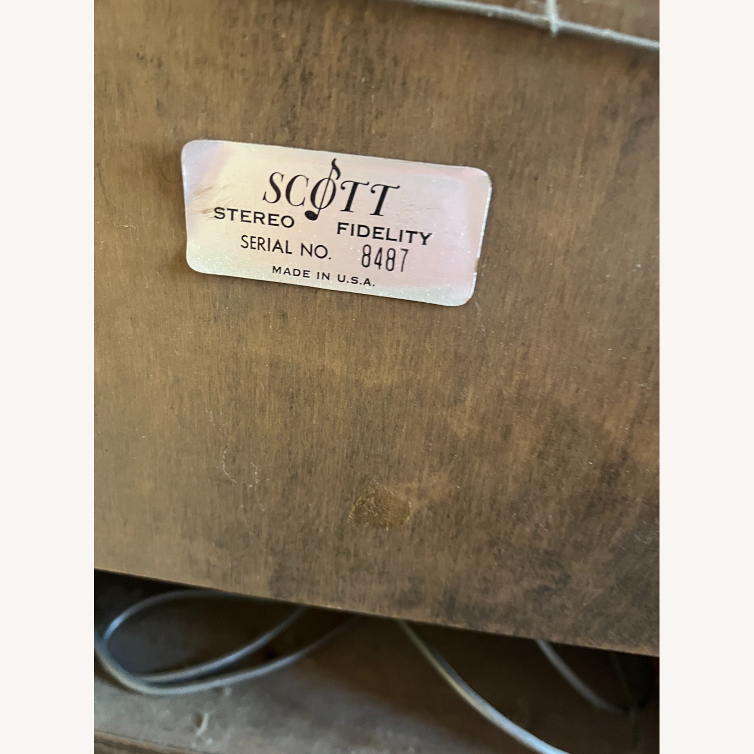 Vintage/Antique Finds Dark Brown  Media Storage - image-10