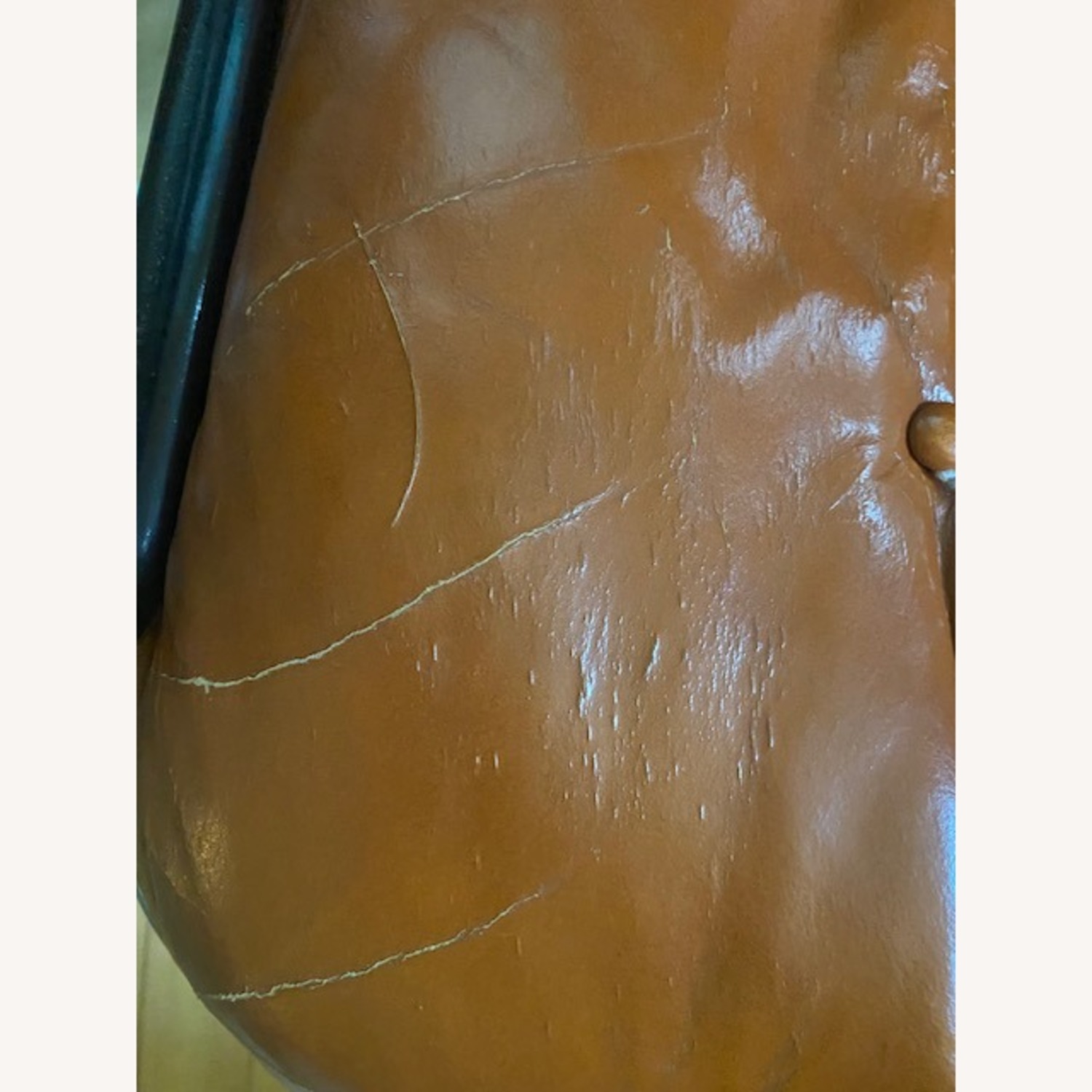 Knoll Pollock Light Brown Leather Office Chairs - image-4