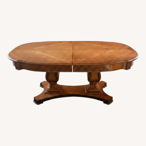 Used Vintage/Antique Finds Light Brown Dining Table for sale on AptDeco