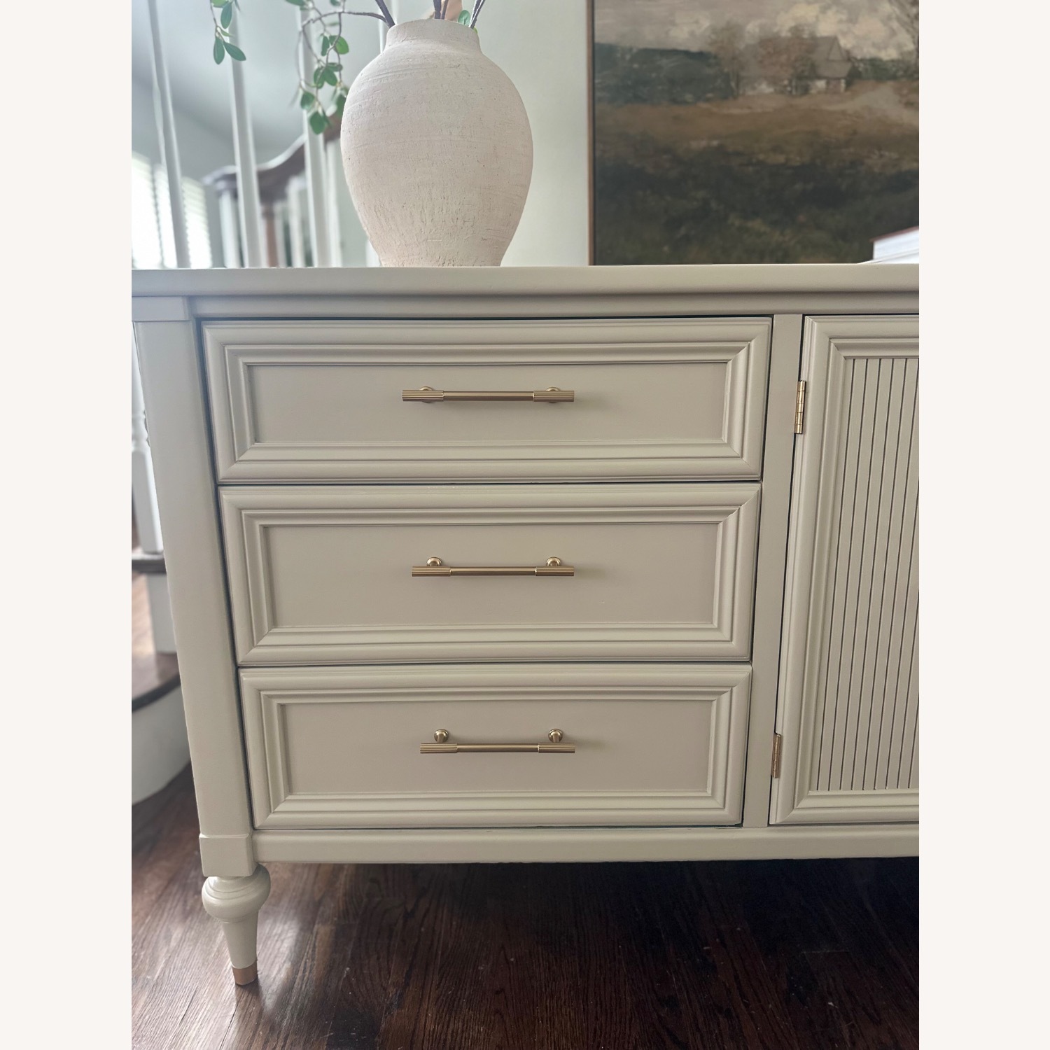 Mid Century White Fine Furniture Co. Dresser - image-10