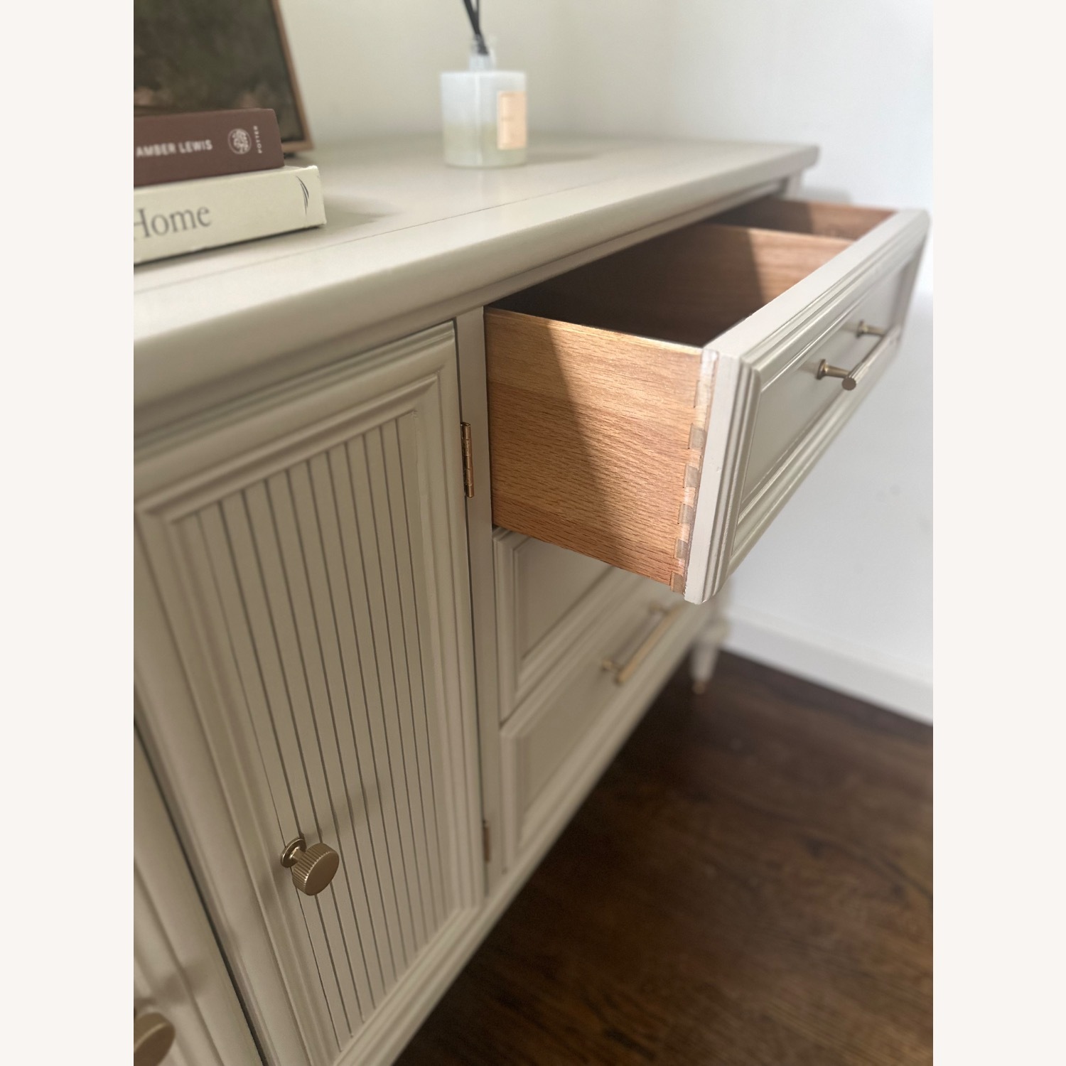 Mid Century White Fine Furniture Co. Dresser - image-6