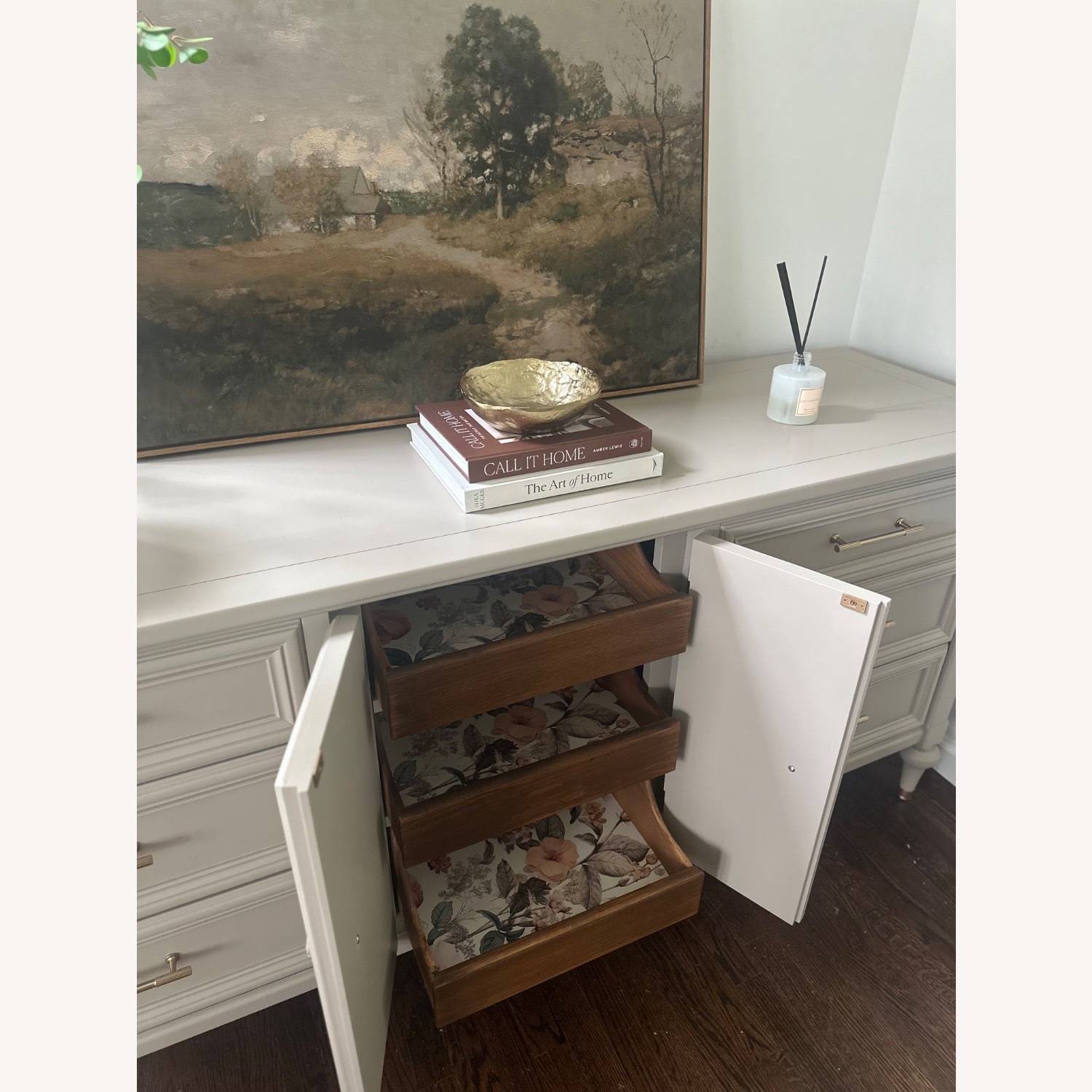 Mid Century White Fine Furniture Co. Dresser - image-5