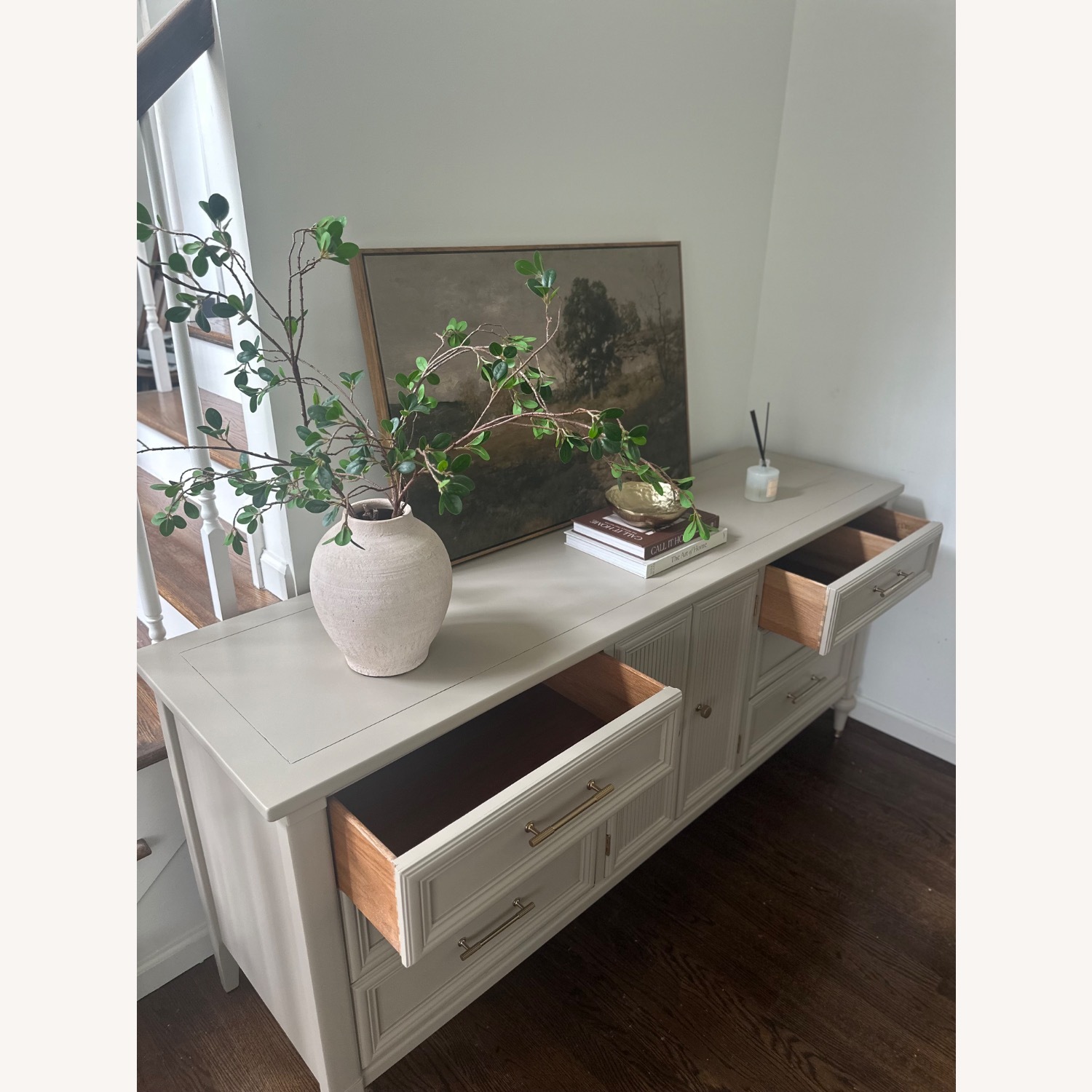 Mid Century White Fine Furniture Co. Dresser - image-4