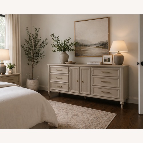 Used Mid Century White Fine Furniture Co. Dresser for sale on AptDeco