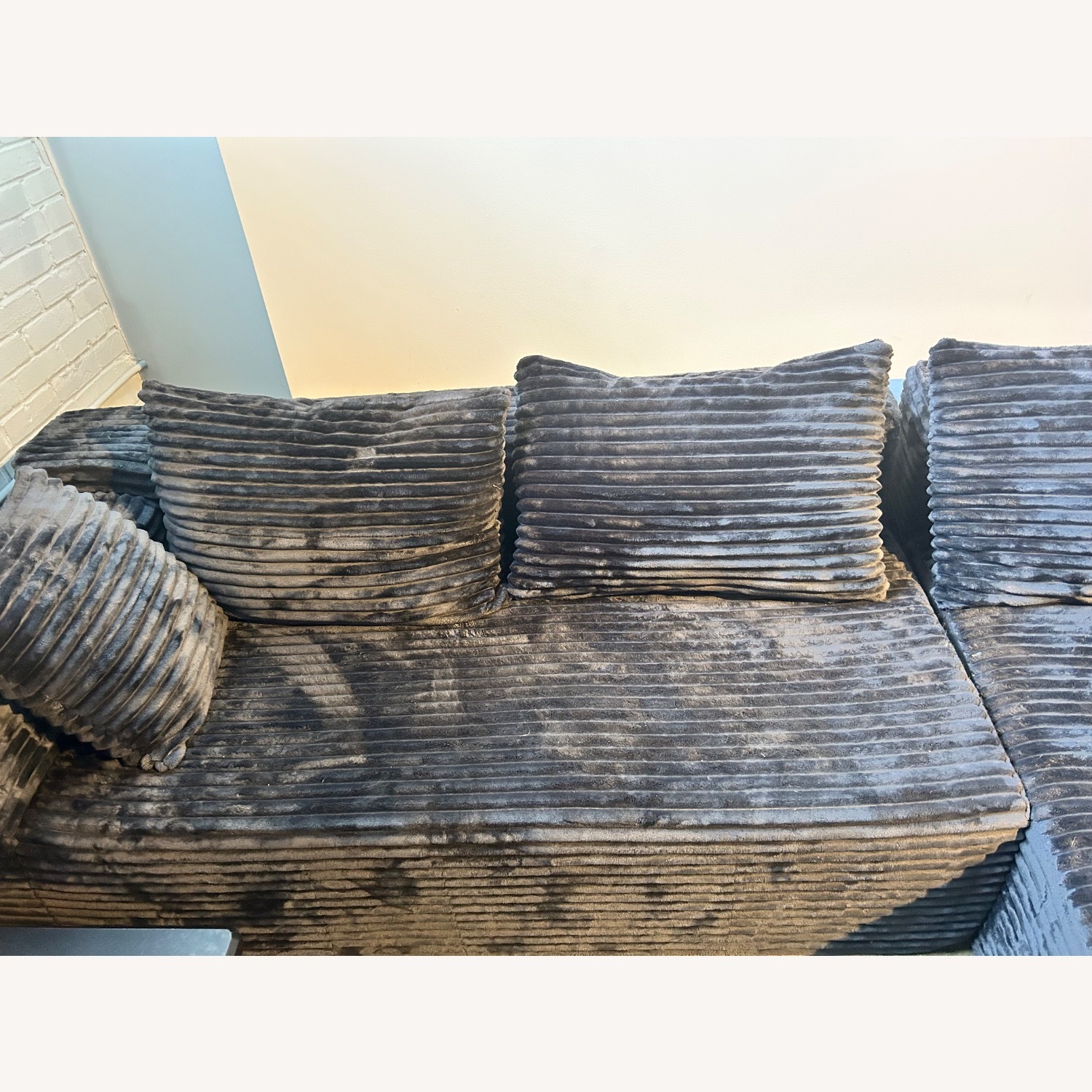 Dark Gray 2 Piece Sectional - image-3