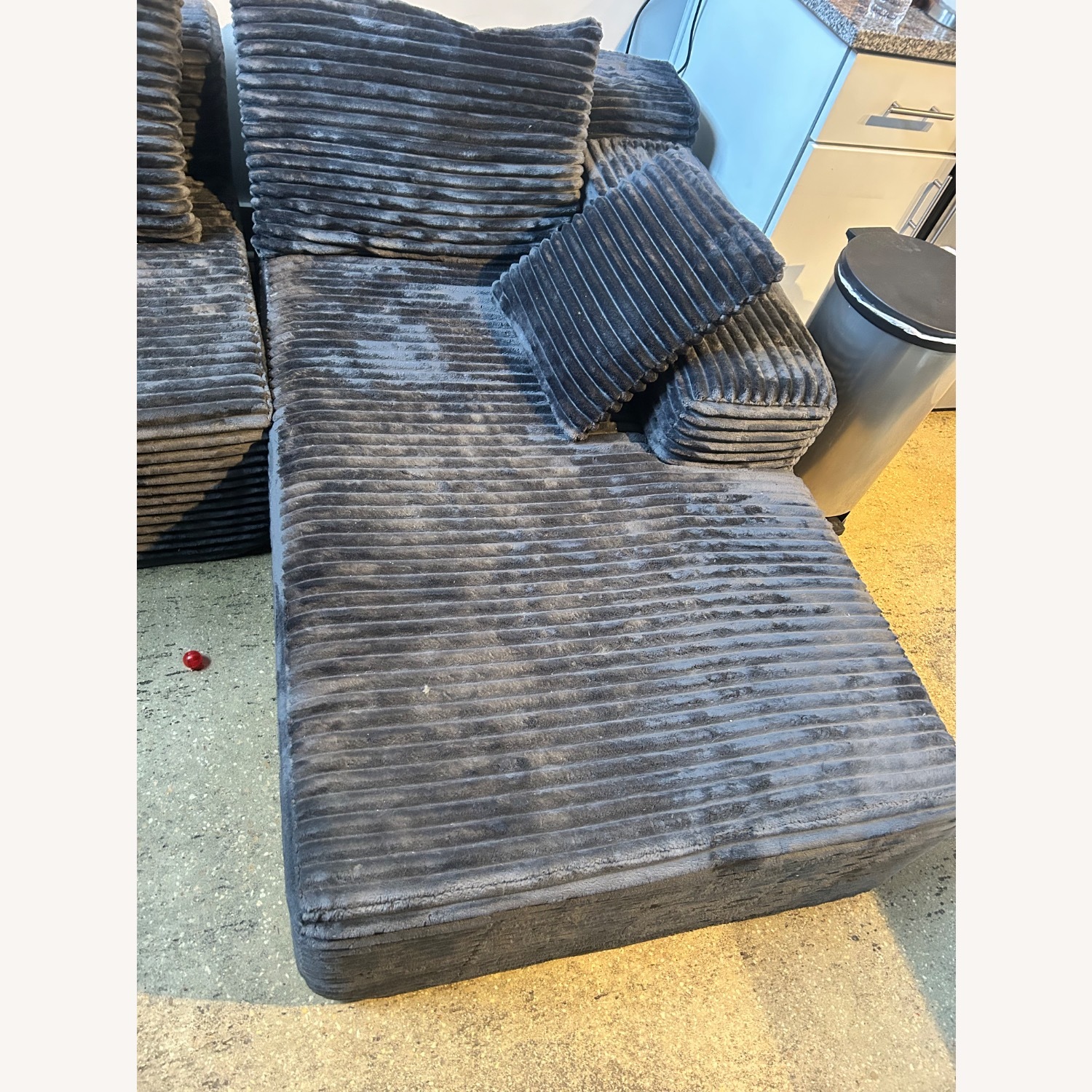 Dark Gray 2 Piece Sectional - image-2