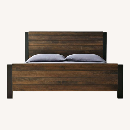 Used Crate & Barrel Forsyth Wood Queen Bed for sale on AptDeco