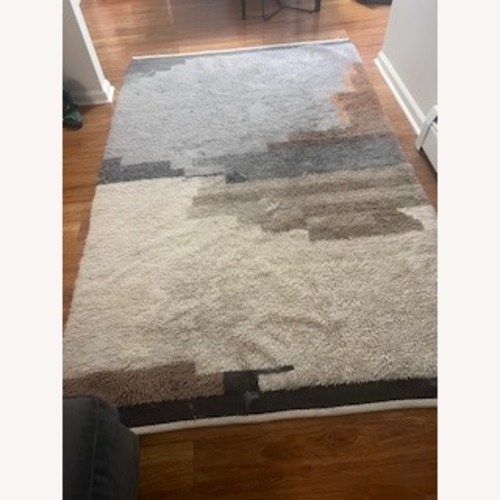 Used West Elm Shag Wool Rug for sale on AptDeco