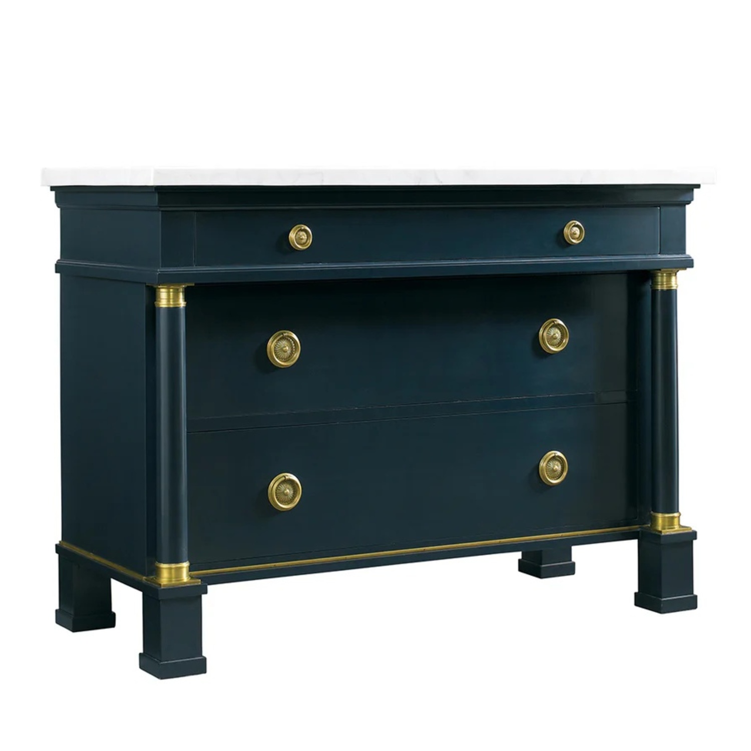 Lilian August Hartman Marble Top Chest - image-6