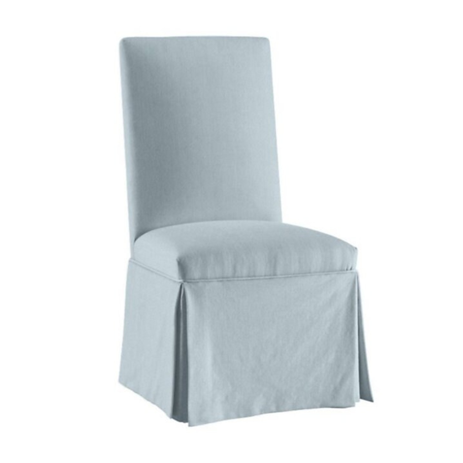 Ballard Designs Blue Fabric Dining Chairs - image-5