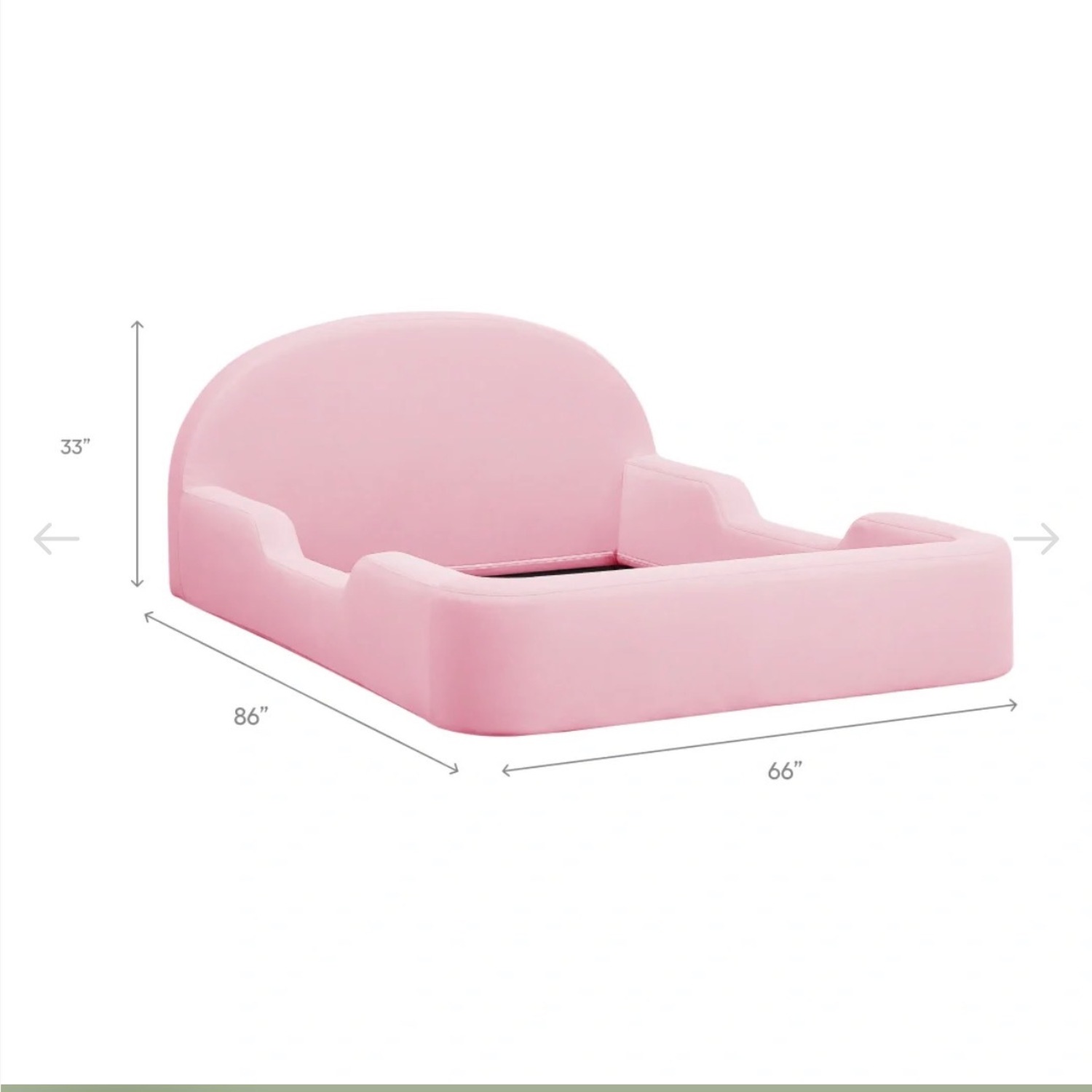  Pink Full Size Kids Bed - image-2