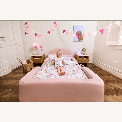 Used  Pink Full Size Kids Bed for sale on AptDeco