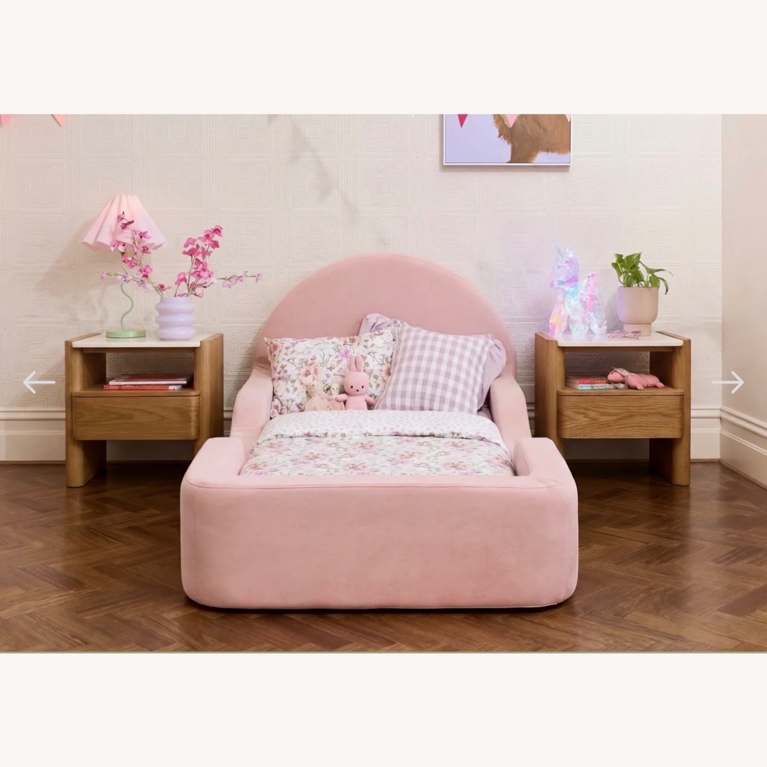  Pink Full Size Kids Bed - image-3