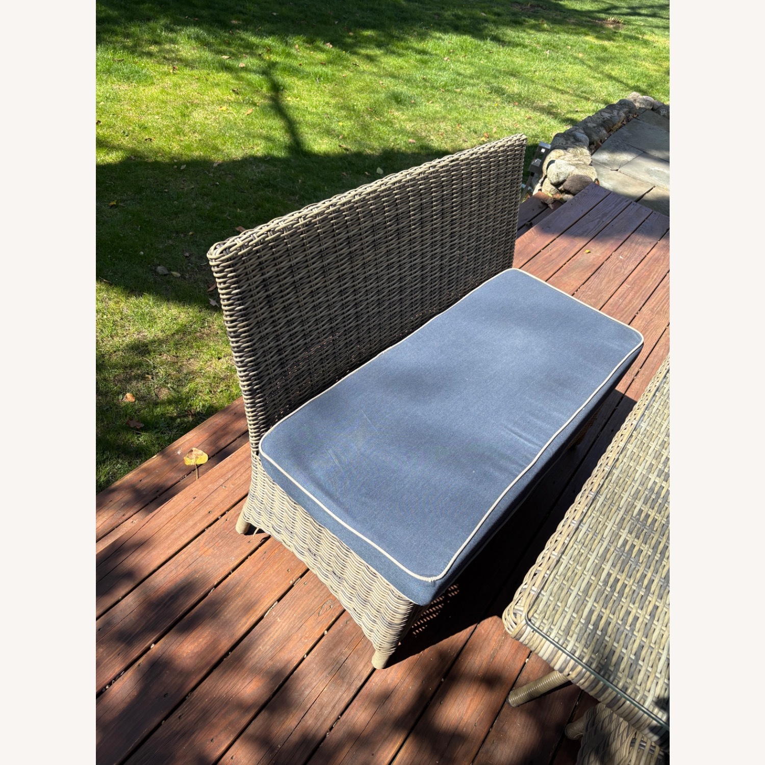 Outdoor Dining Set + Umbrella |Sunbrella Cushions - image-2