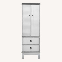 Pier 1 Imports Silver Wood Jewelry Armoire