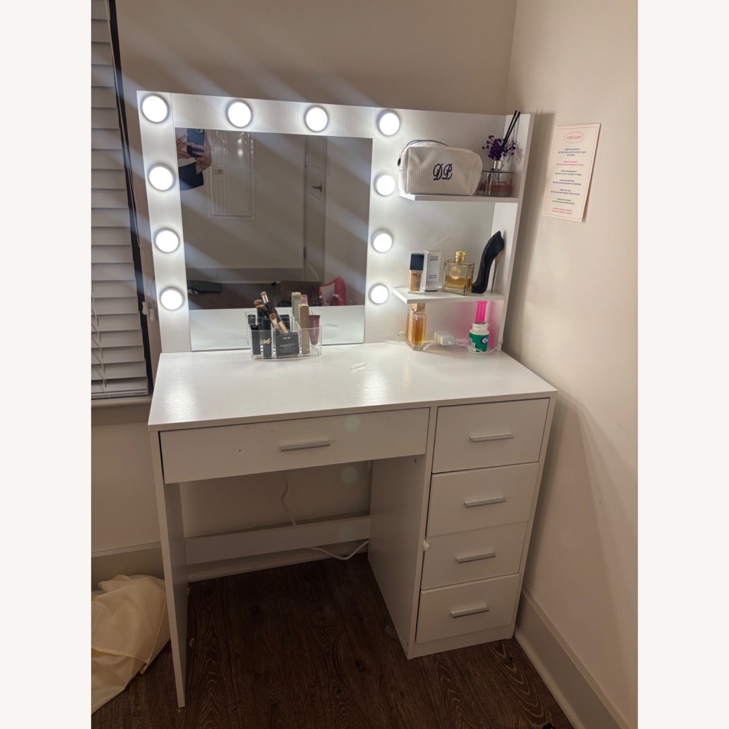 White Vanity Dressing Table  - image-2