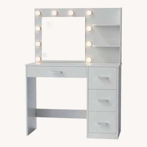 Used White Vanity Dressing Table  for sale on AptDeco