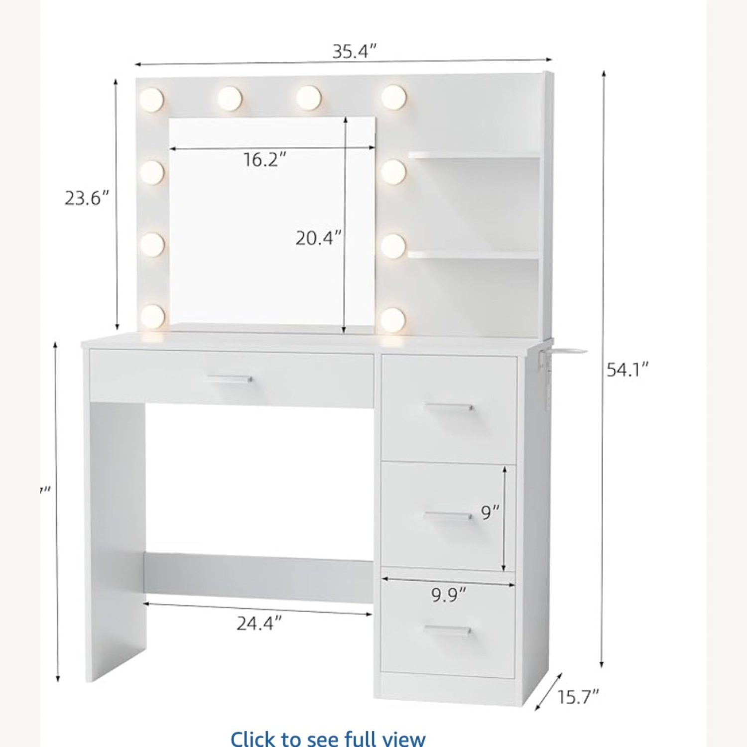 White Vanity Dressing Table  - image-3