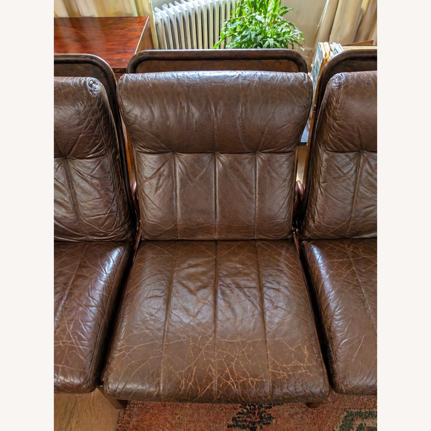 Danish Modular Leather Sofa by Skippers Møbler  - image-2