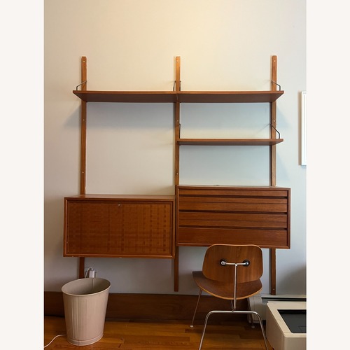 Used 1960s Poul Cadovius Teak Wall Unit for sale on AptDeco