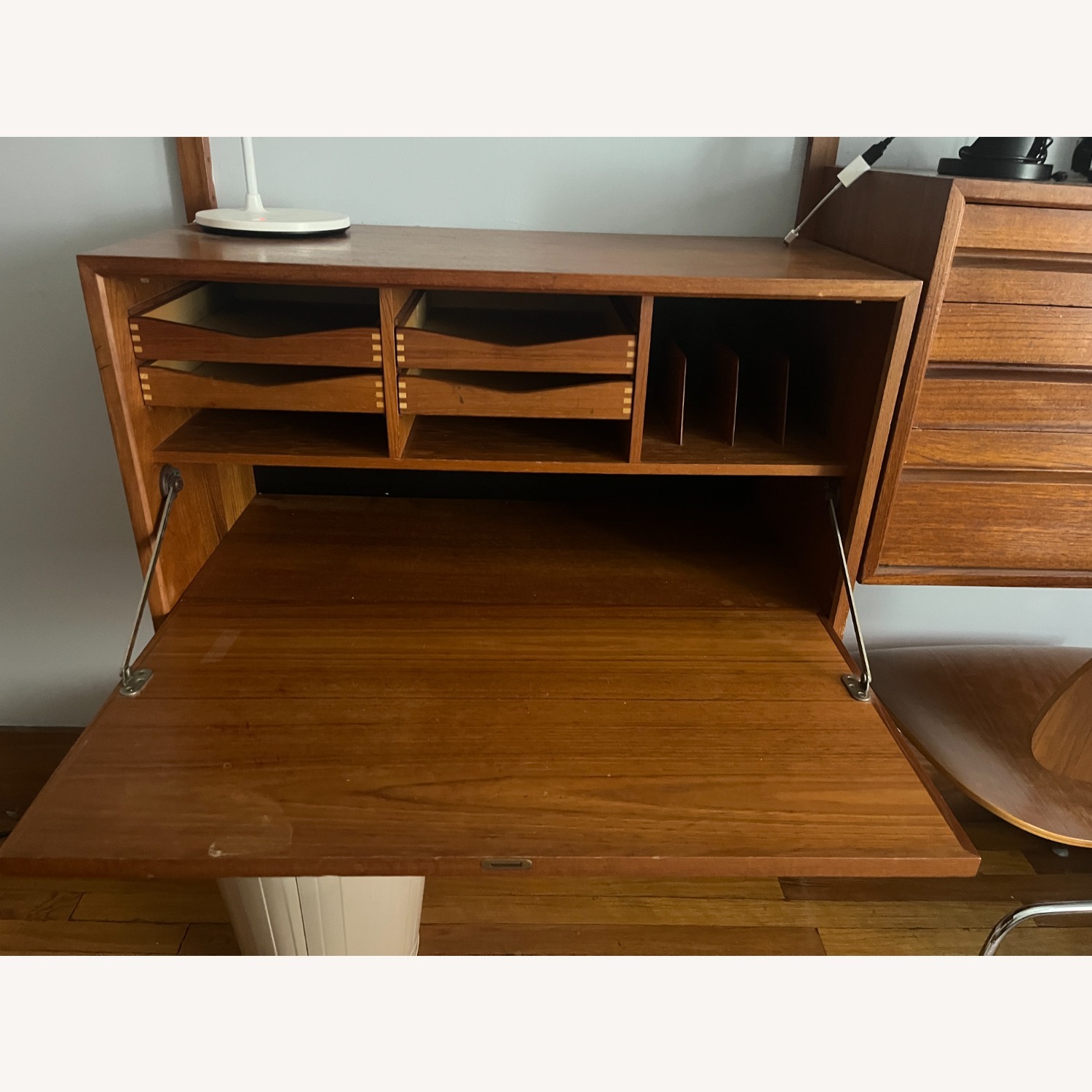 1960s Poul Cadovius Teak Wall Unit - image-2