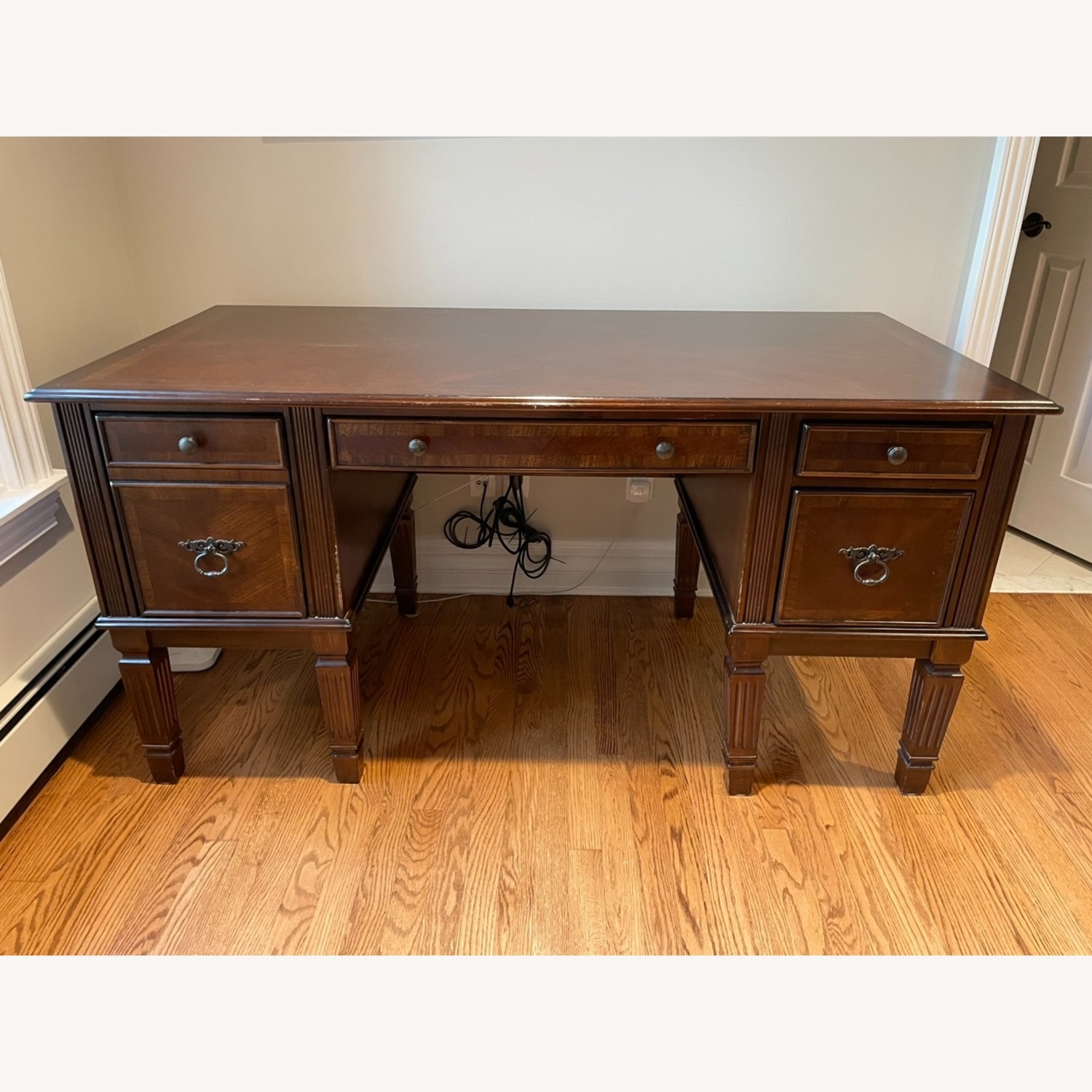 Ashley Furniture Hamlyn Medium Brown Wood Desk - image-2