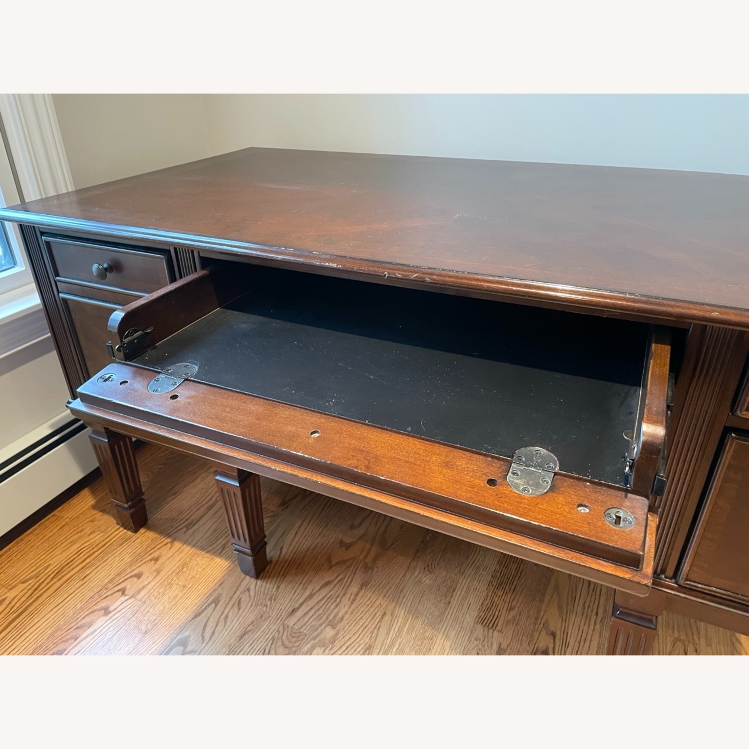 Ashley Furniture Hamlyn Medium Brown Wood Desk - image-3