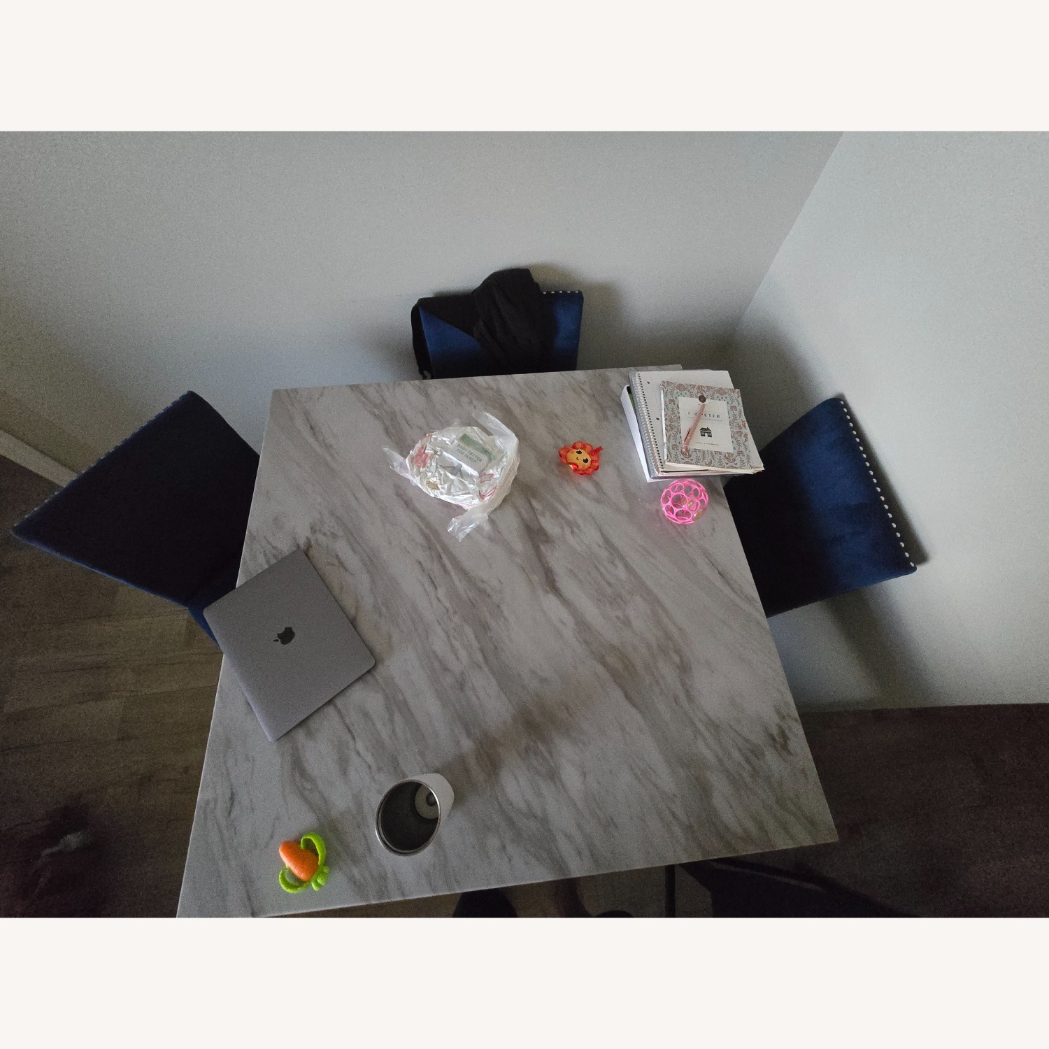 Global Furniture USA Light Gray Dining Table - image-2