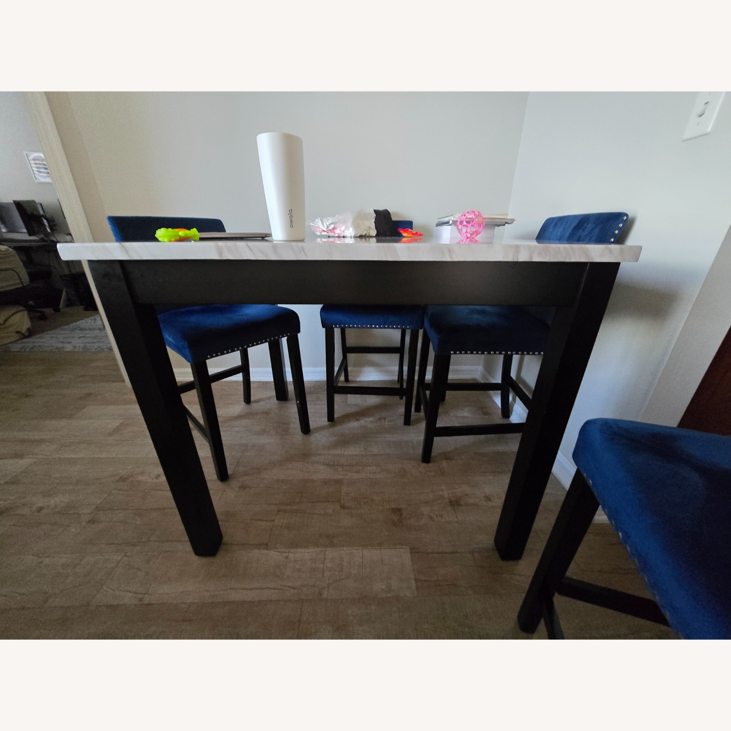 Global Furniture USA Light Gray Dining Table - image-3