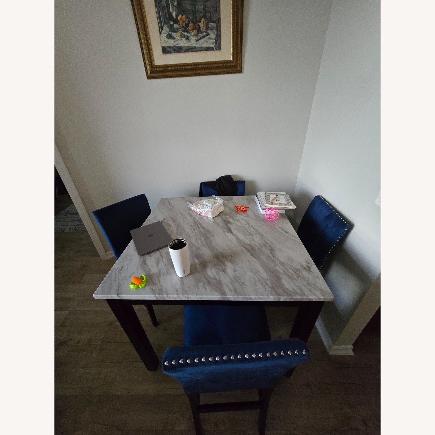 Global Furniture USA Light Gray Dining Table - image-1