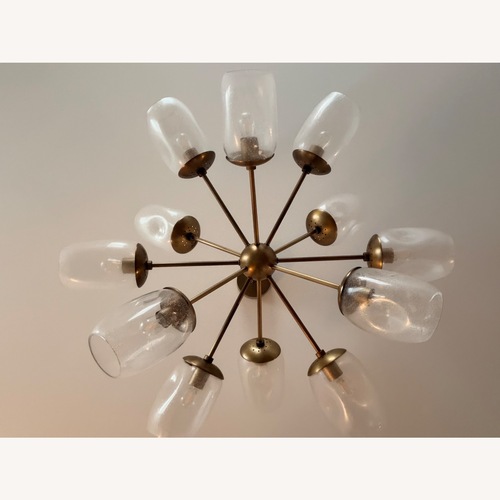 Used Arteriors Home Glass Ceiling Lamp for sale on AptDeco