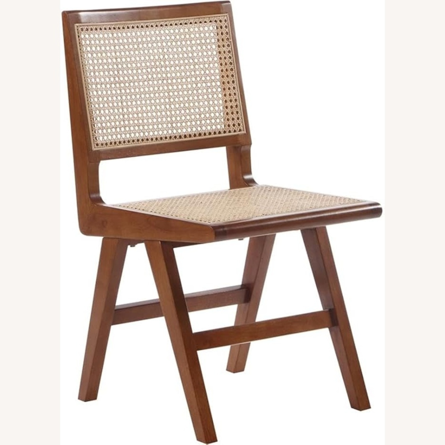 Dark Brown Wood Dining Chairs - image-4