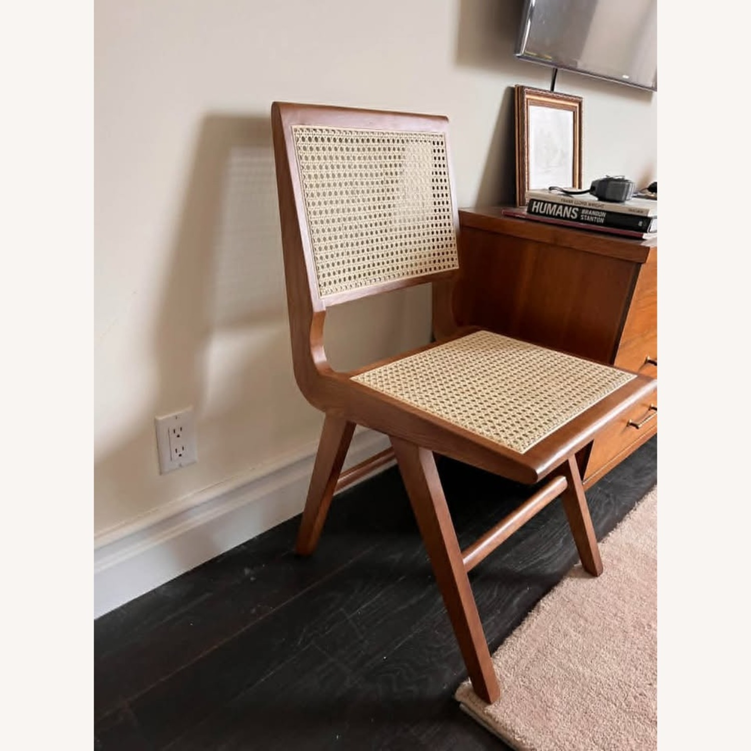 Dark Brown Wood Dining Chairs - image-2