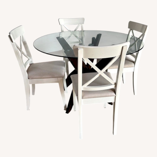 Used Scandivian Designs Dining Table, Sits 4 for sale on AptDeco
