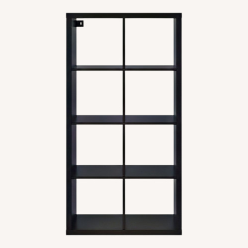 Used IKEA KALLAX Dark Brown Bookcase for sale on AptDeco