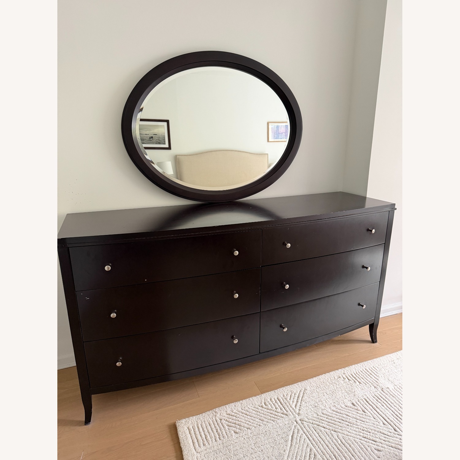 Crate & Barrel Colette Espresso Dresser - image-3